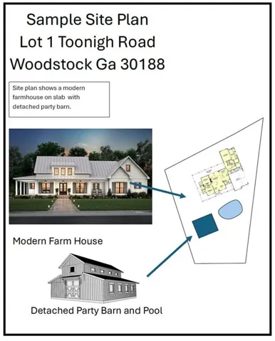Example of Site Plan for Lot 1 (Illustration only)