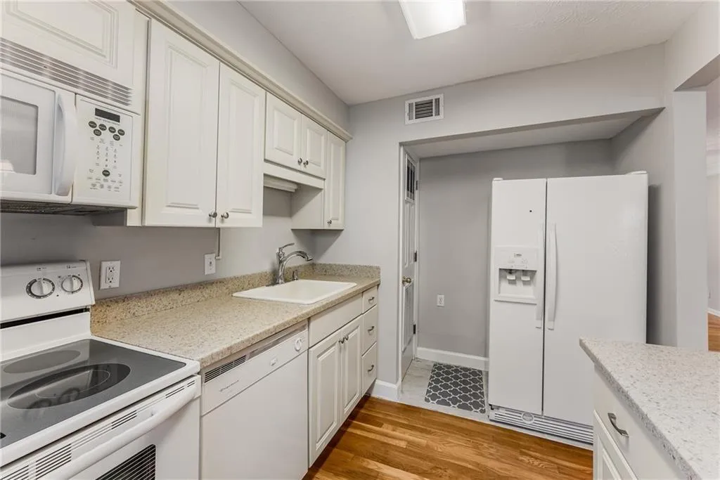 New Microwave and white appliances