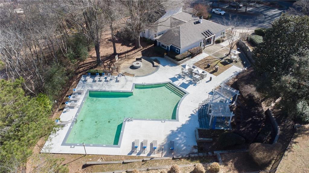 View of birds eye view of property