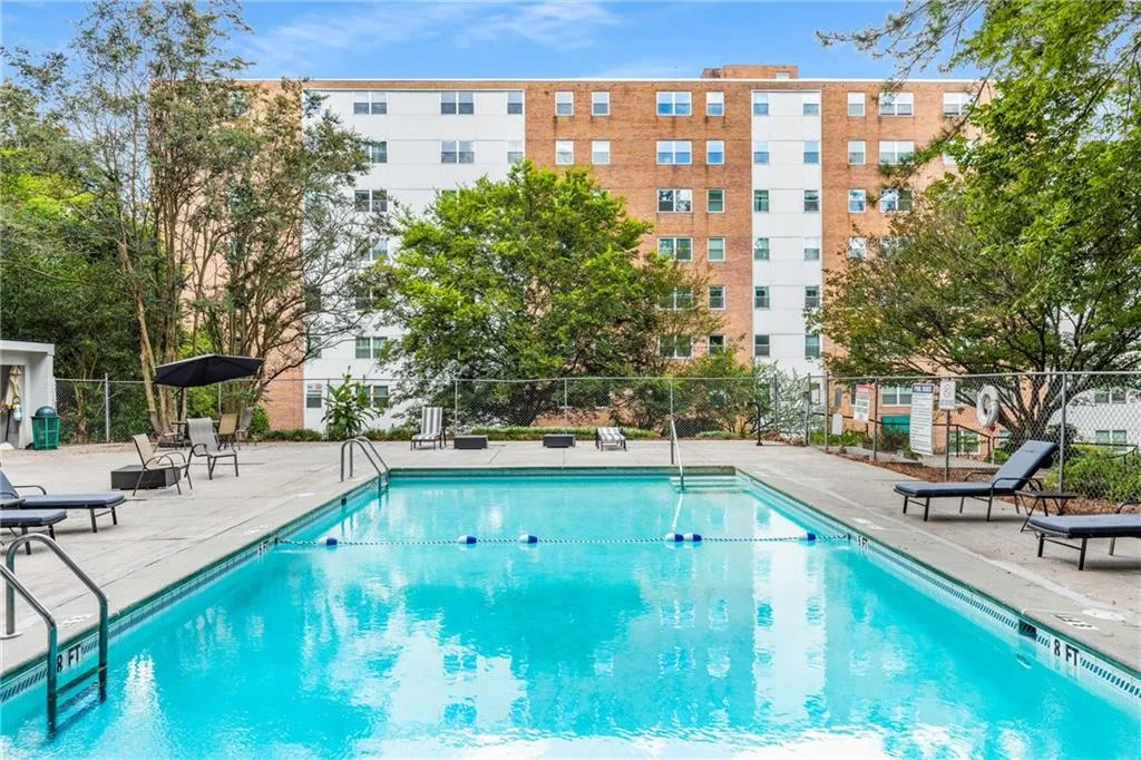 Slaton Manor's community pool