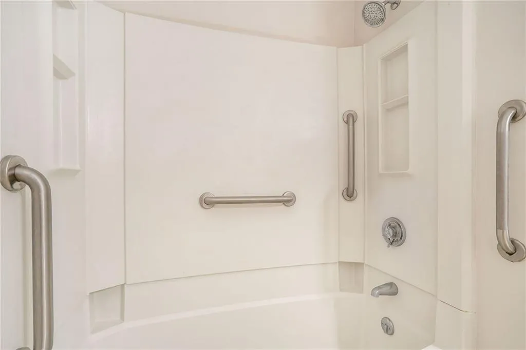 Bathroom featuring shower / tub combination