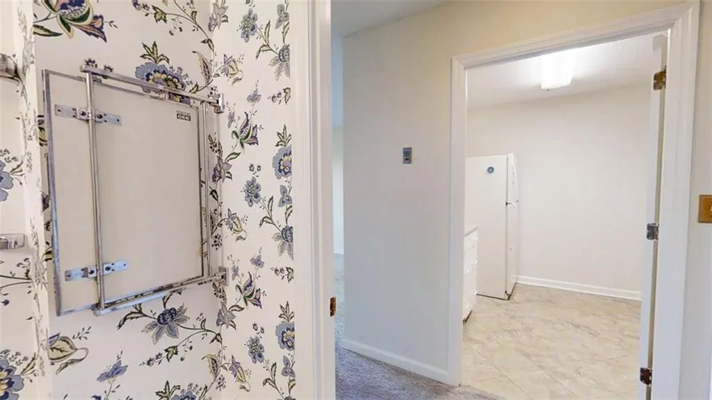 Bathroom with baseboards