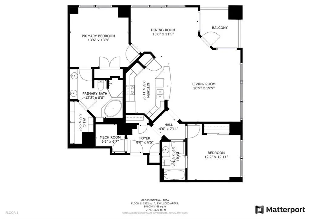 2828 Peachtree Road Nw Unit 701, Atlanta, Georgia 30305, 2 Bedrooms Bedrooms, ,2 BathroomsBathrooms,Residential,For Sale,2828 Peachtree Road Nw Unit 701,7535437