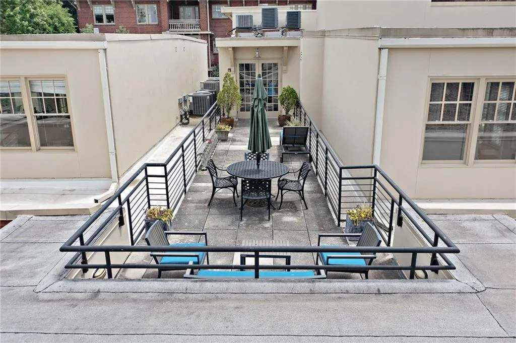 View of patio / terrace with central air condition unit