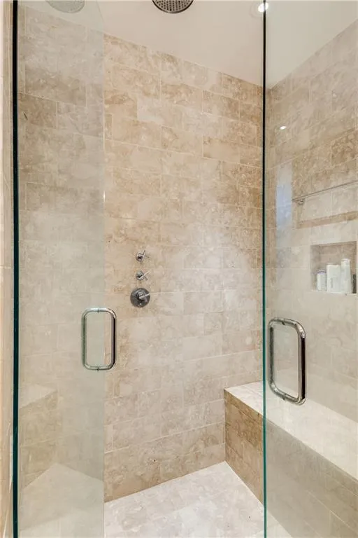 Full bath with a stall shower
