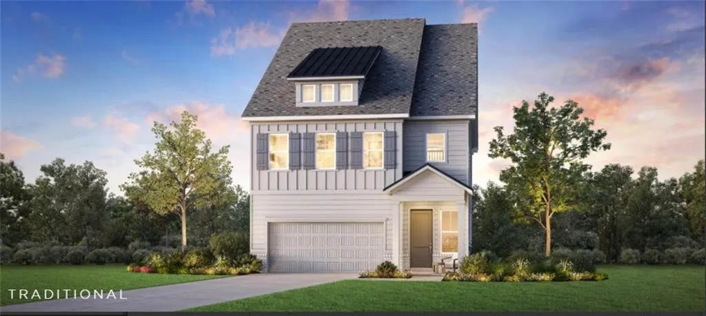 Carrington Traditional with finished third floor
