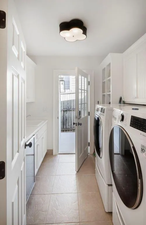 Laundry room on main level