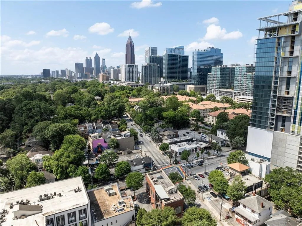 View of city skyline