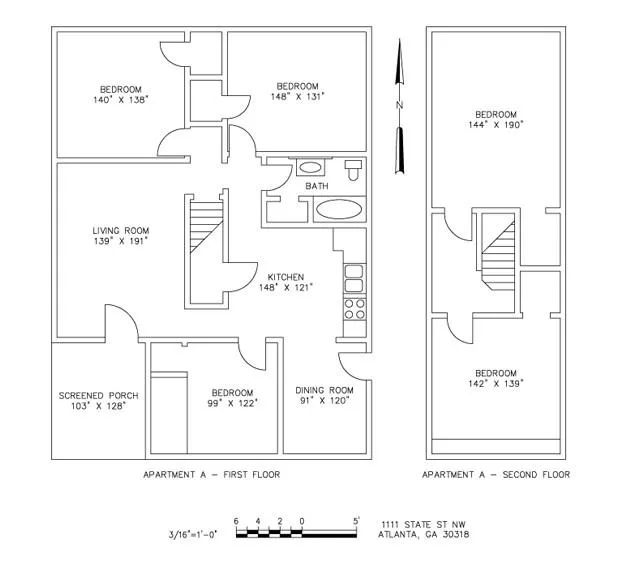 1111 State St Upper Level Floor Plan