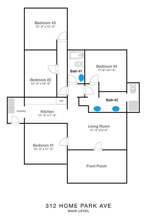 312 Home Park Lower Level Apt