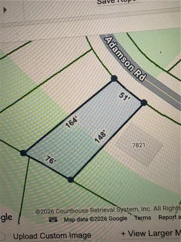 Plat Map. Illustrating the property boundaries and dimensions for the subject parcel