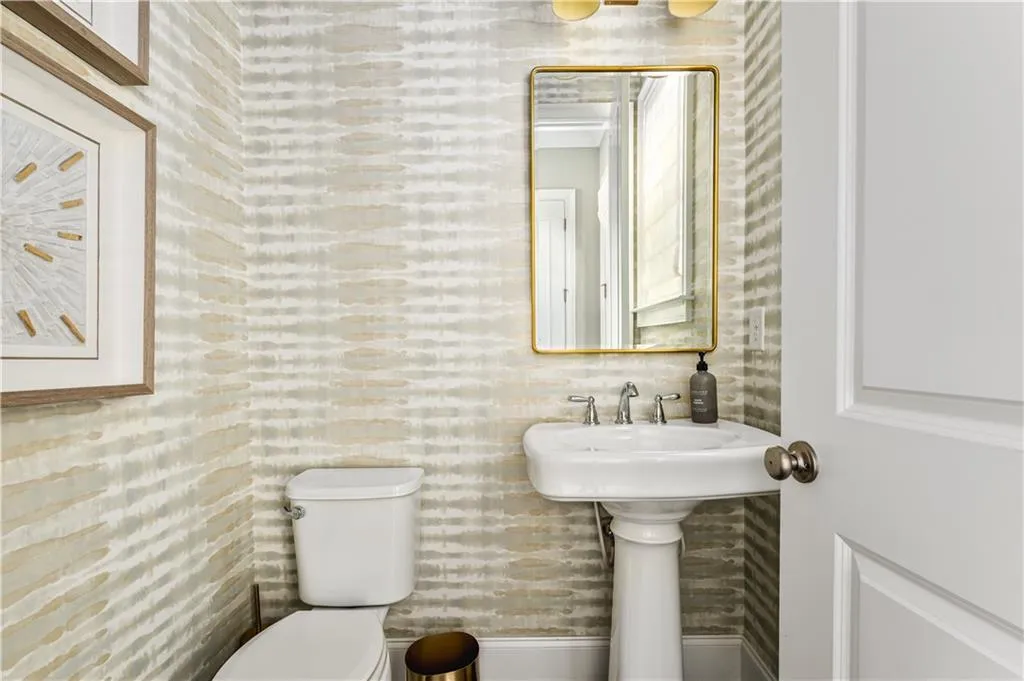 Half bathroom with toilet