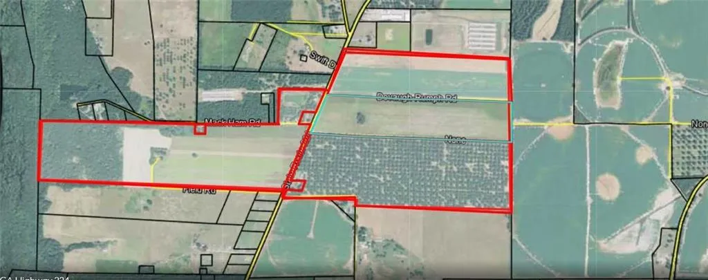 Aerial Map. Illustrating the property boundaries and surrounding parcels