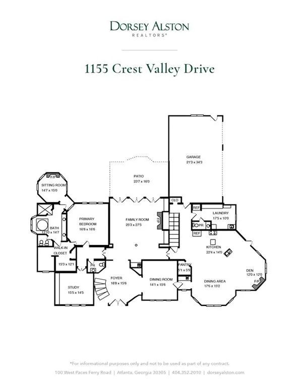 1155 Crest Valley Drive, Sandy Springs, Georgia 30327, 5 Bedrooms Bedrooms, ,5 BathroomsBathrooms,Residential,Sold,1155 Crest Valley Drive,6817509