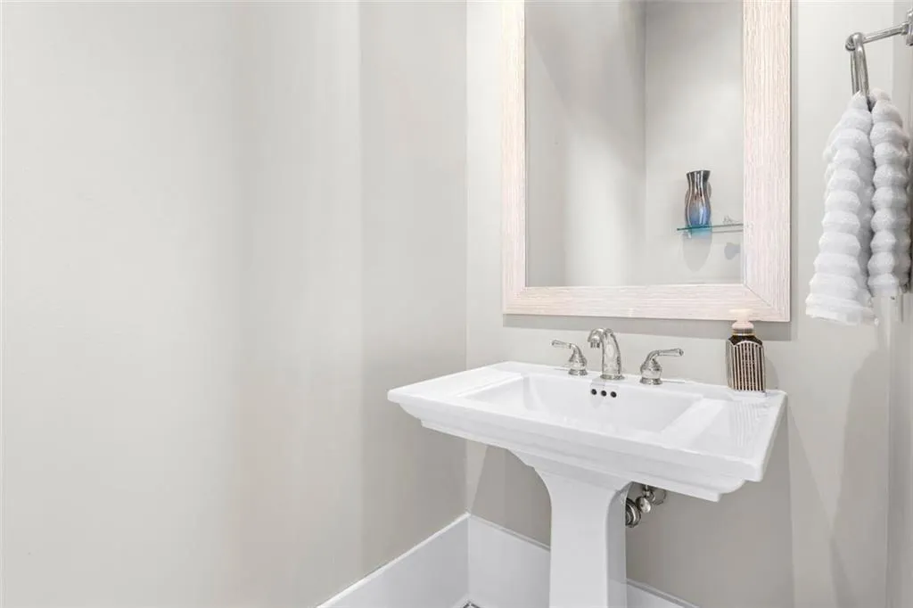 Convenient Powder Room for your Guests