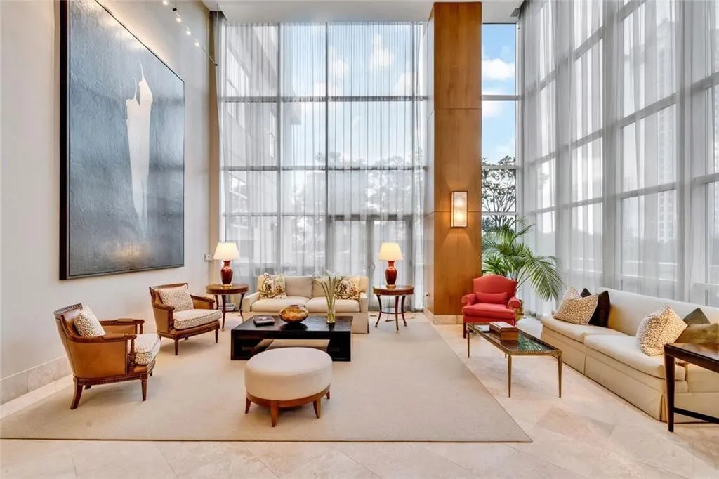 Cozy seating area...