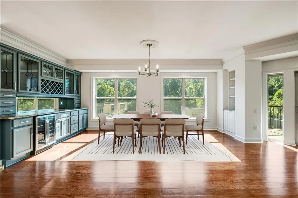 The amount of entertaining space in this floor plan is unheard of for a condo!  Look at the size of the dining room!