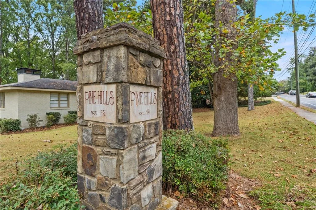 Pine Hills, one of Atlanta's most desirable neighborhoods.