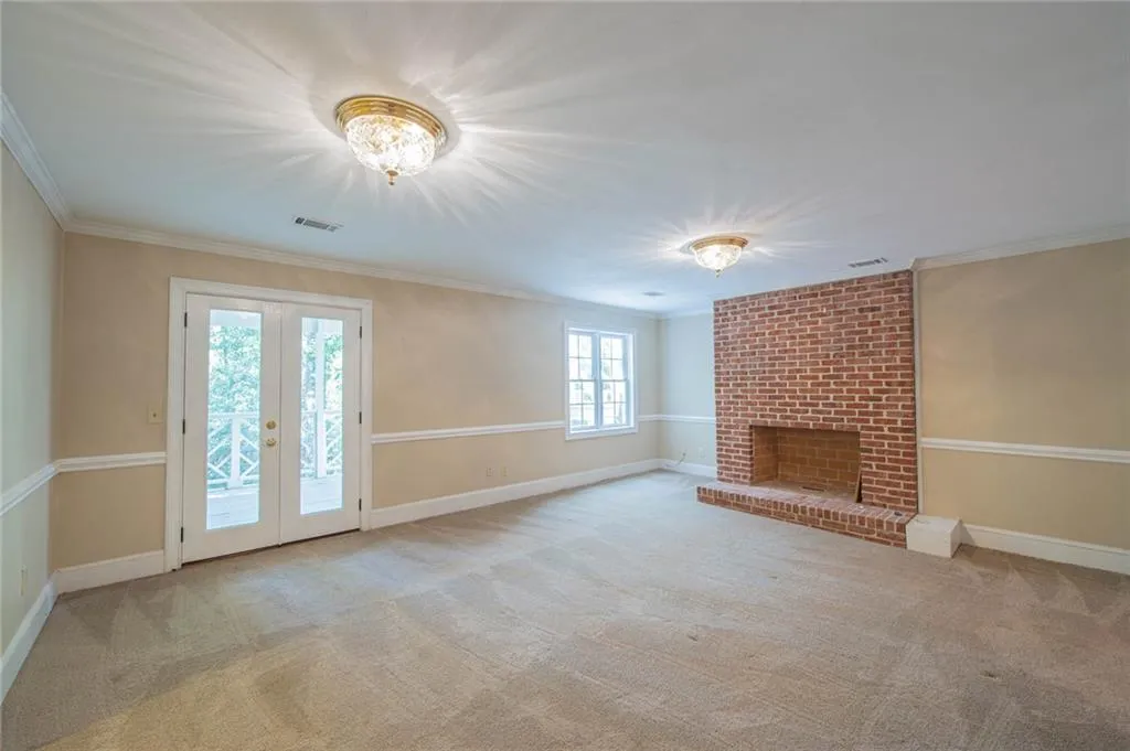 BASEMENT MEDIA ROOM.