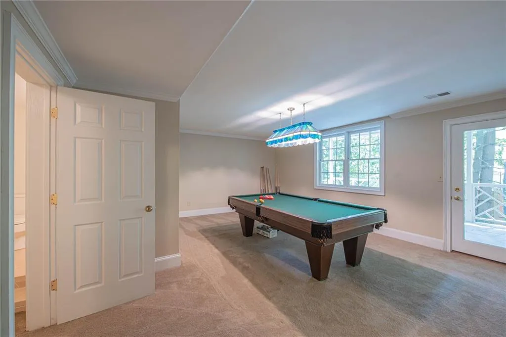 BASEMENT BILLIARD ROOM