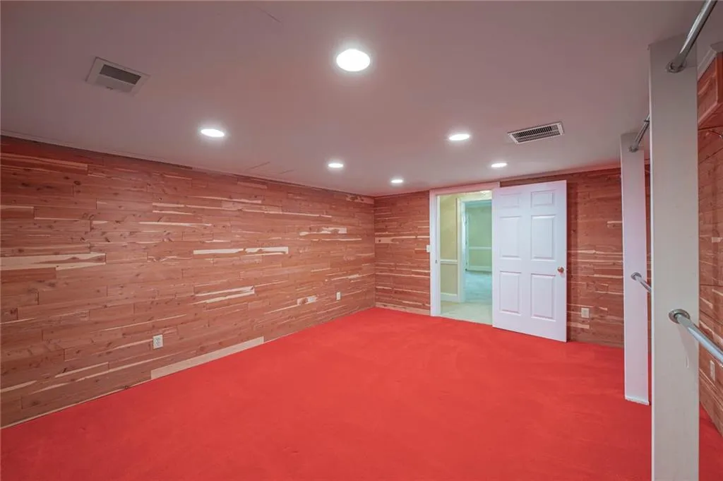 CEDAR LINED CLOSET.