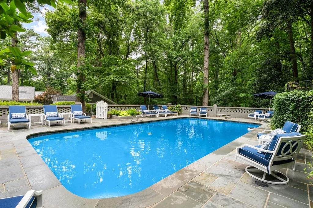 Well maintained heated pool