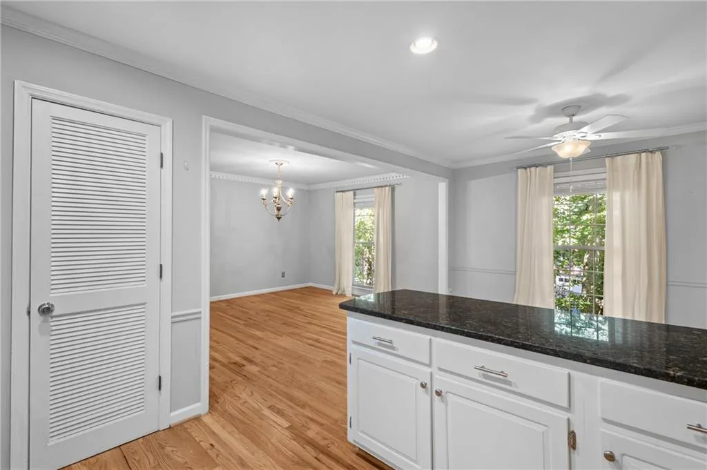 Kitchen view to DR and keeping room Kitchen view to DR and keeping room