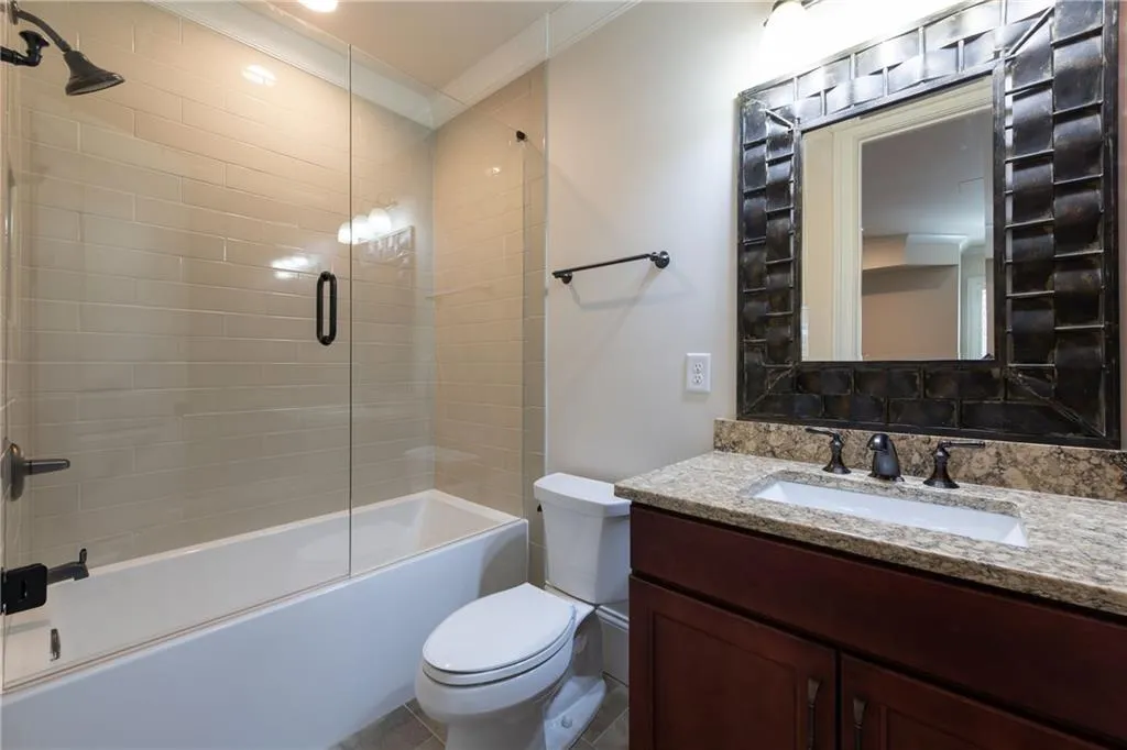Terrace level bathroom