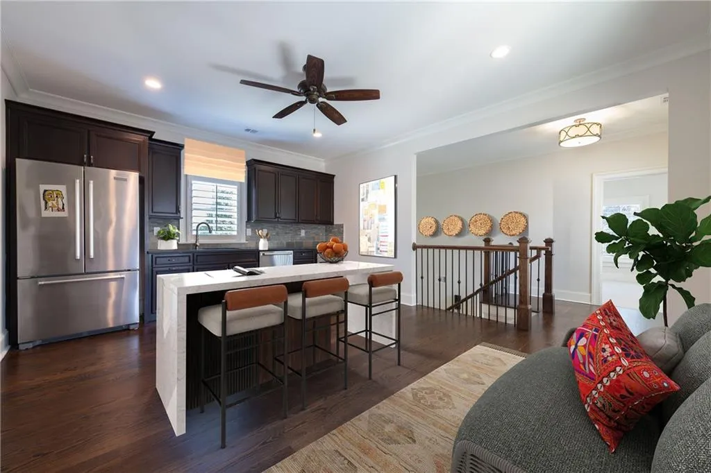 In-law suite kitchen, located on upper level