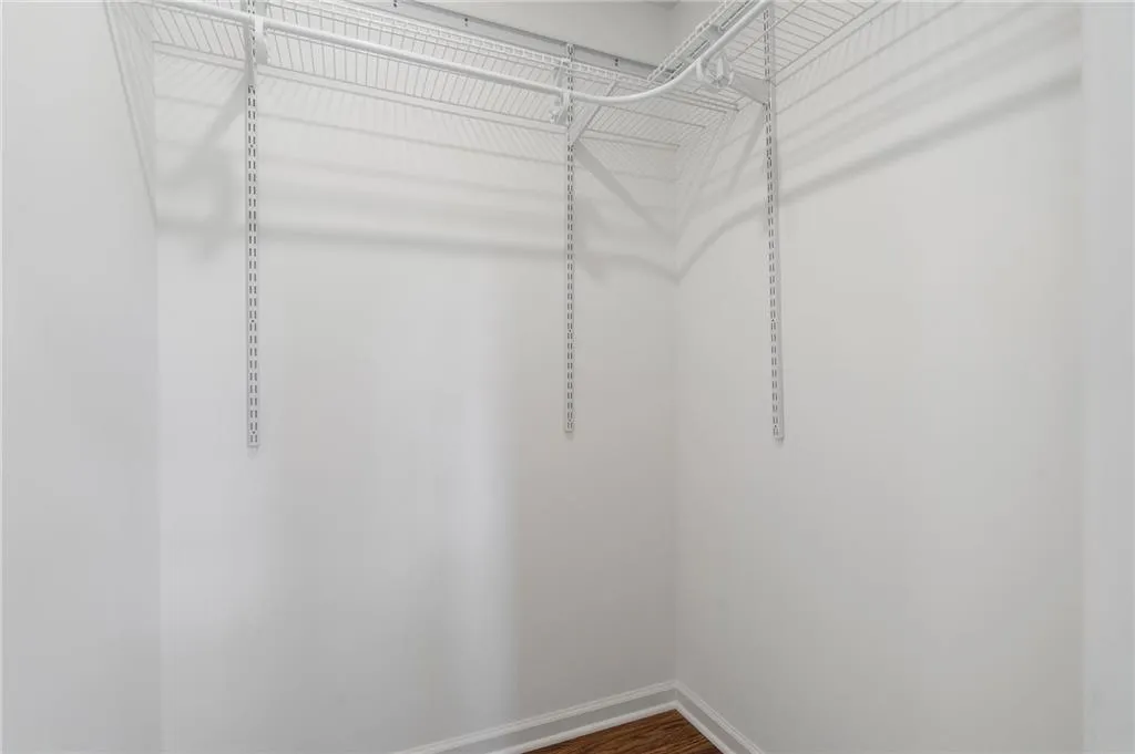 Walk in closet in the primary