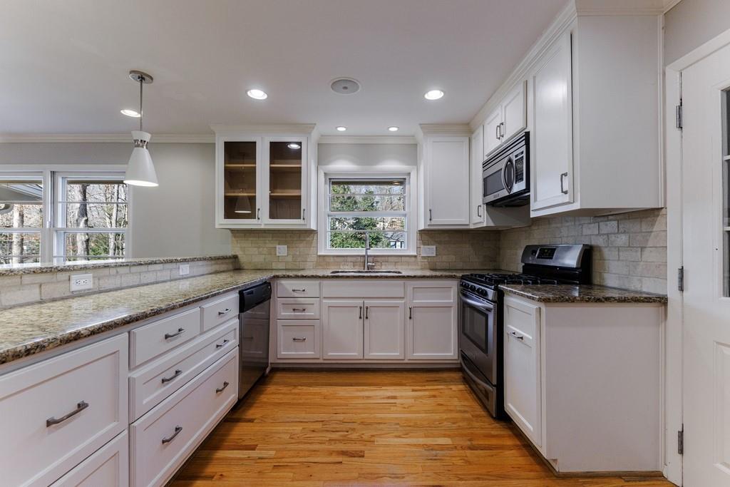Deep drawers provide lots of storage for pots and pans