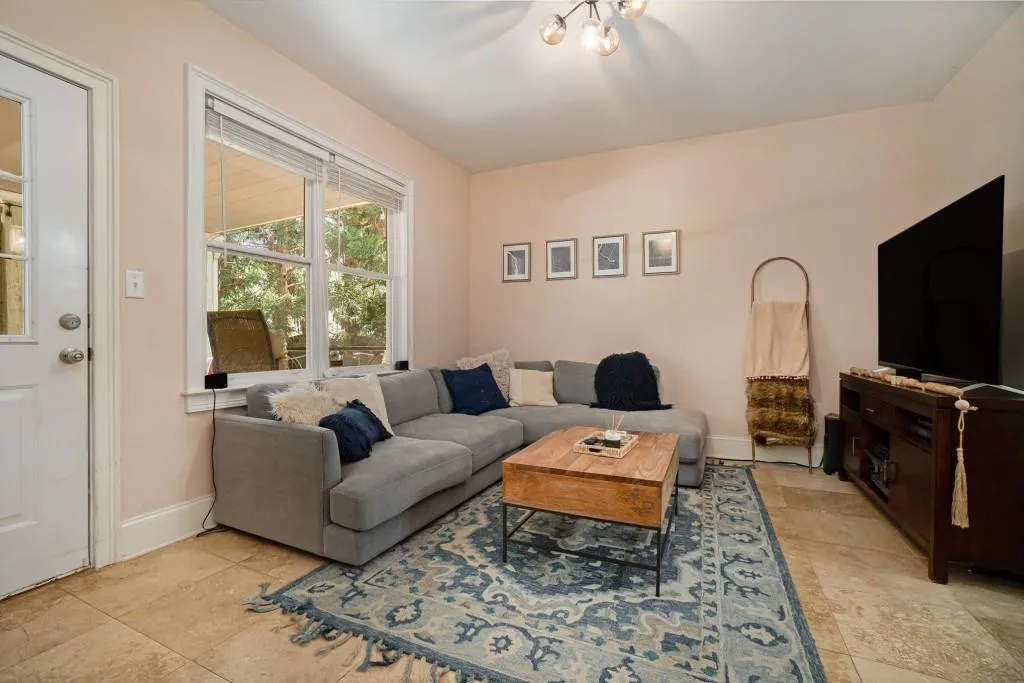 The Daylight Terrace Level is the ultimate Flex Space with a Bedroom, Full Bath, and a Large Living Area perfect for a Guest Suite, Playroom, Gym, Media Room, or Home Office.