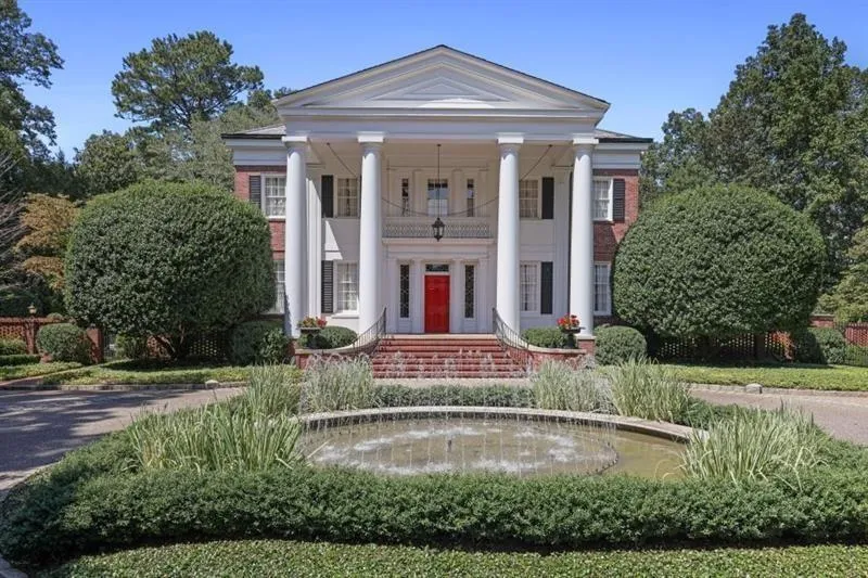 Built as a replica of Melrose in Natchez Mississippi.