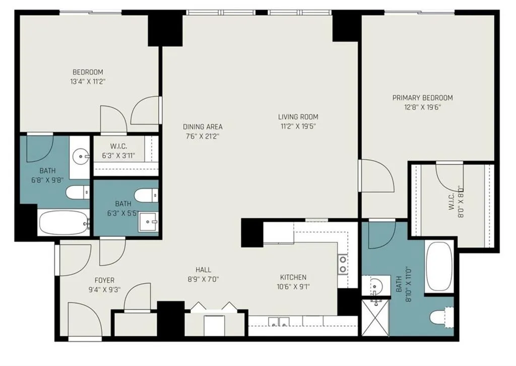 195 14th Street Ne Unit 1908, Atlanta, Georgia 30309, 2 Bedrooms Bedrooms, ,2 BathroomsBathrooms,Residential,Sold,195 14th Street Ne Unit 1908,7547814