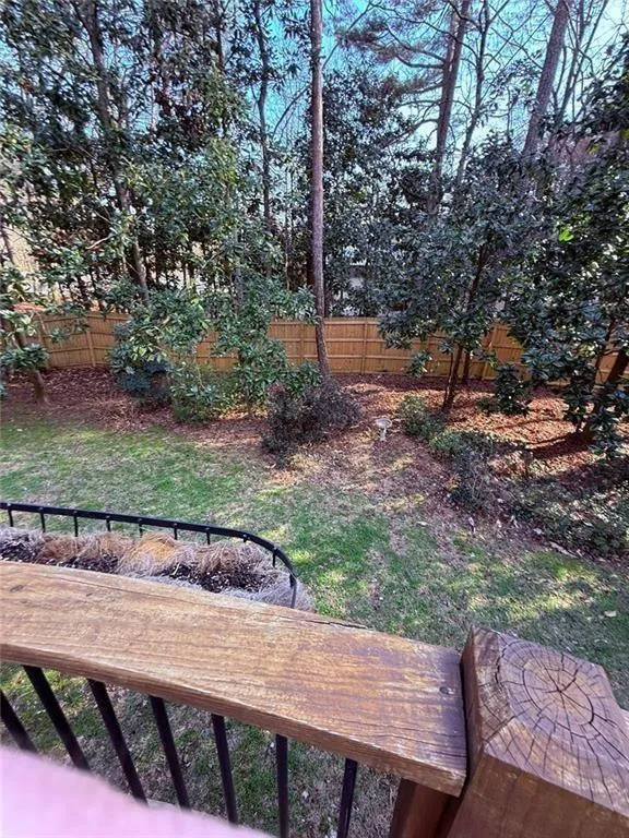 Backyard View from Deck