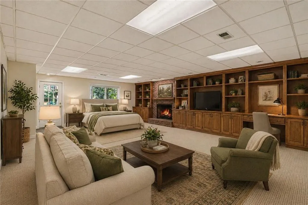 Terrace Level Virtually Staged Suite