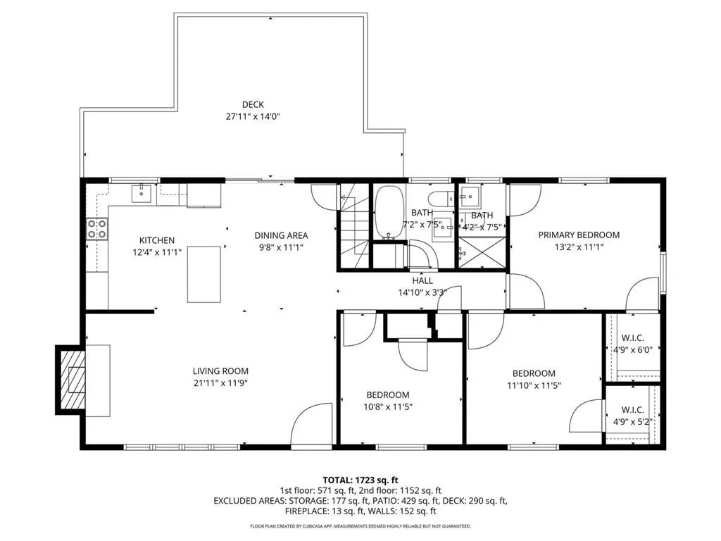 110 Bonnie Lane Ne, Sandy Springs, Georgia 30328, 3 Bedrooms Bedrooms, ,2 BathroomsBathrooms,Residential,For Sale,110 Bonnie Lane Ne,7765126