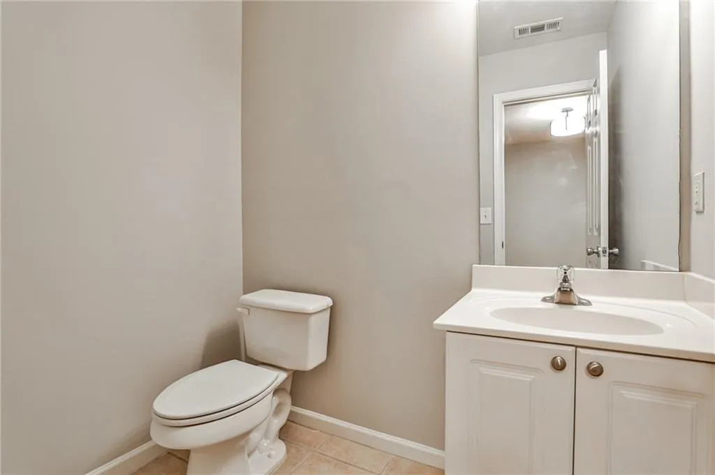 Downstairs half bath