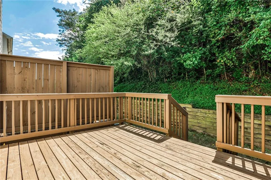 Private back deck perfect for morning coffee, evening gatherings, or simply unwinding in your own outdoor retreat