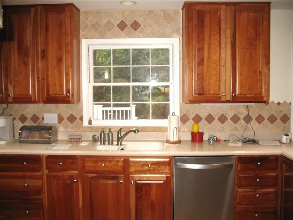 Spacious kitchen with gorgeous cabinetry