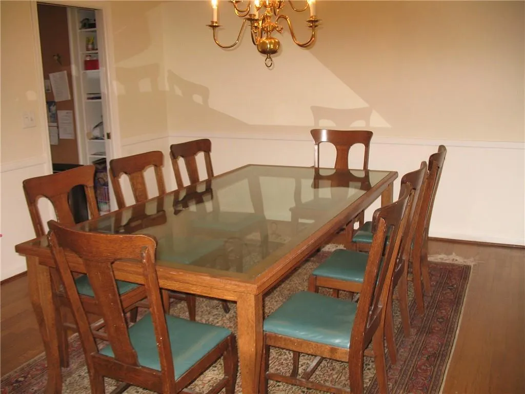 Beautiful hardwood floors throughout most of the main level