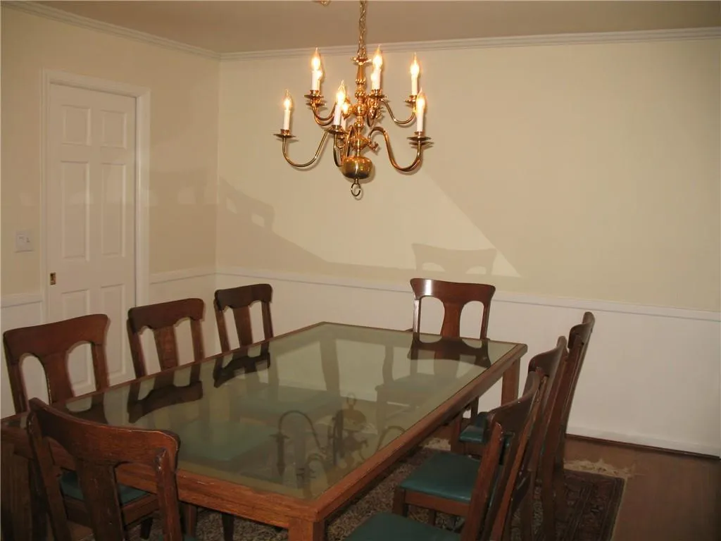 Large formal dining room
