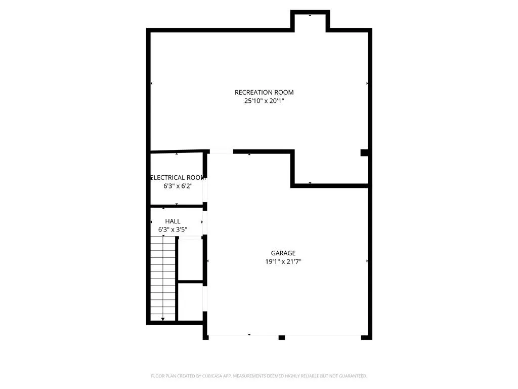 View of room layout