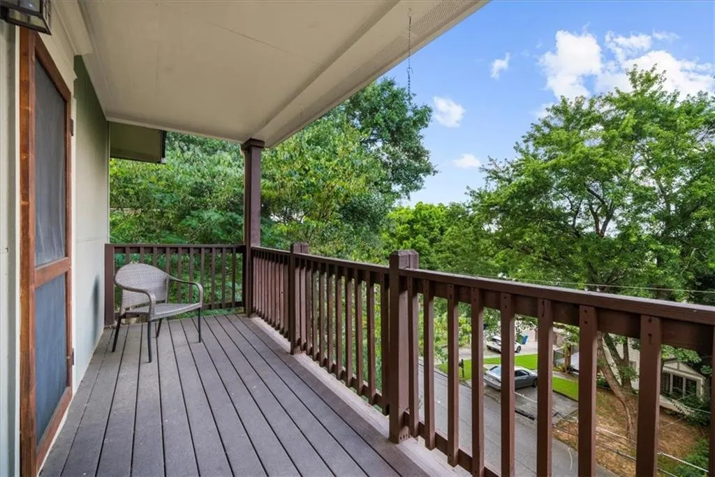View of deck