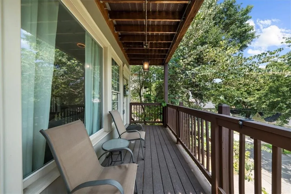 View of deck