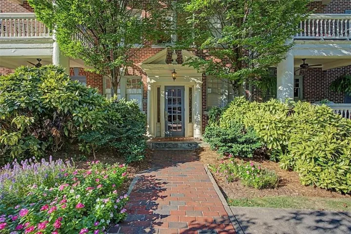 Brick exterior with private keypad access