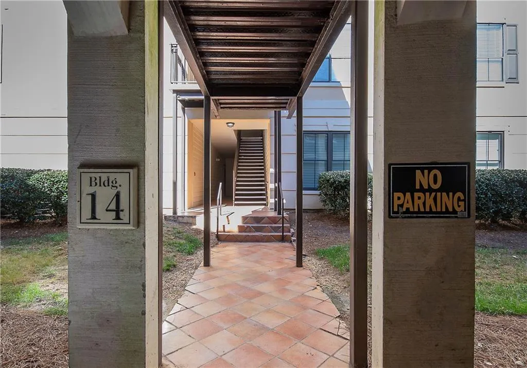 parking spot 414 on first floor in the garage right by the entry way to the building