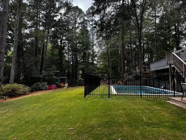 huge grass area