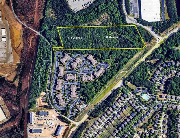 Map / location featuring property boundaries highlighted