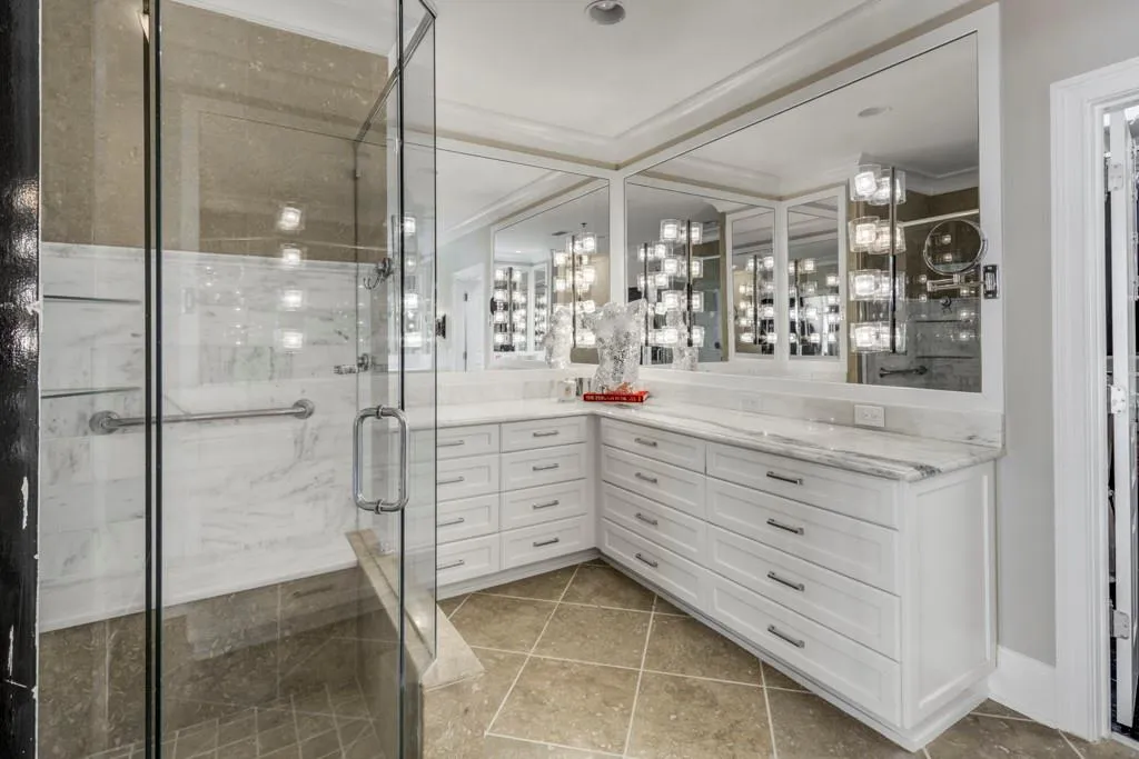 second primary bathroom - left view